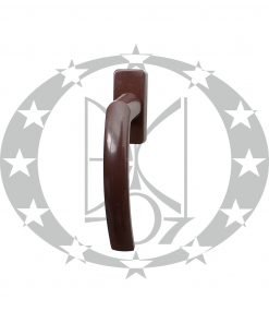 Ручка віконна DR коричнева металева