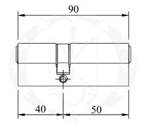 Серцевина AGB Scudo DCK 40/50 (C100163545) креслення розміри