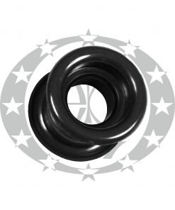 Вентиляція WC кругла чорна пластикова