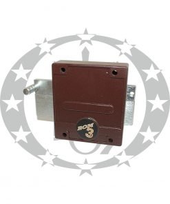 Замок накладний ROM 3X коричневий