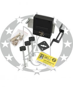 Замок накладний ROM 3X графіт