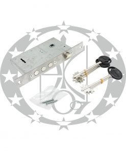 Замок врізний ШЕРЛОК 04.27-S 85/53 цинк 5 ключів