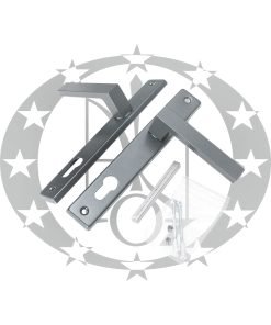 Ручка Квадратна 90 PZ антрацит 32 мм