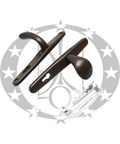 Галко - клямка STUBLINA ELIT 85 PZ коричнева з пружиною широка 35мм (1030.01.312)