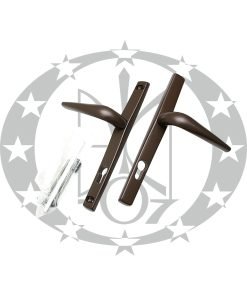 Клямка STUBLINA 85 PZ коричнева з пружиною вузька 25мм (1122.00.312)