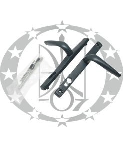 Ручки STUBLINA 92 PZ антрацит вузька 25 мм з пружиною (1121.00.383)