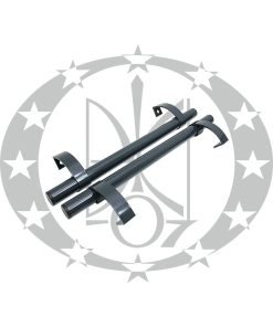 Антаба 30/500 пряма антрацит на пластикові двері