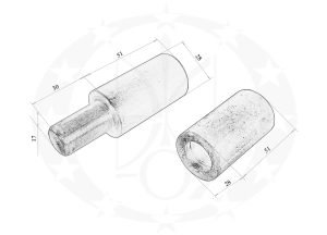 Завіс точений ЦеКо Ф28 креслення розміри