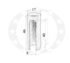 Накладка на завіс METAL-BUD (OZ16N) Ф16 нікель сатинований – декоративна накладка на дверні завіси польського виробника METAL-BUD.