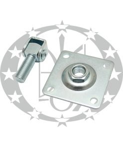 Завіс брамовий M20 вкручуваний цинк білий регульований